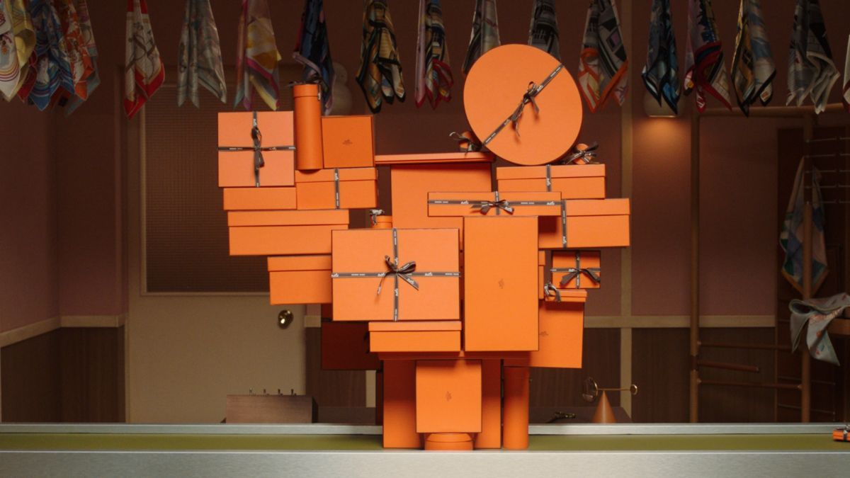 HERMES ギフトセット HERMES オレンジ ギフトボックス7点セット - メルカリ
